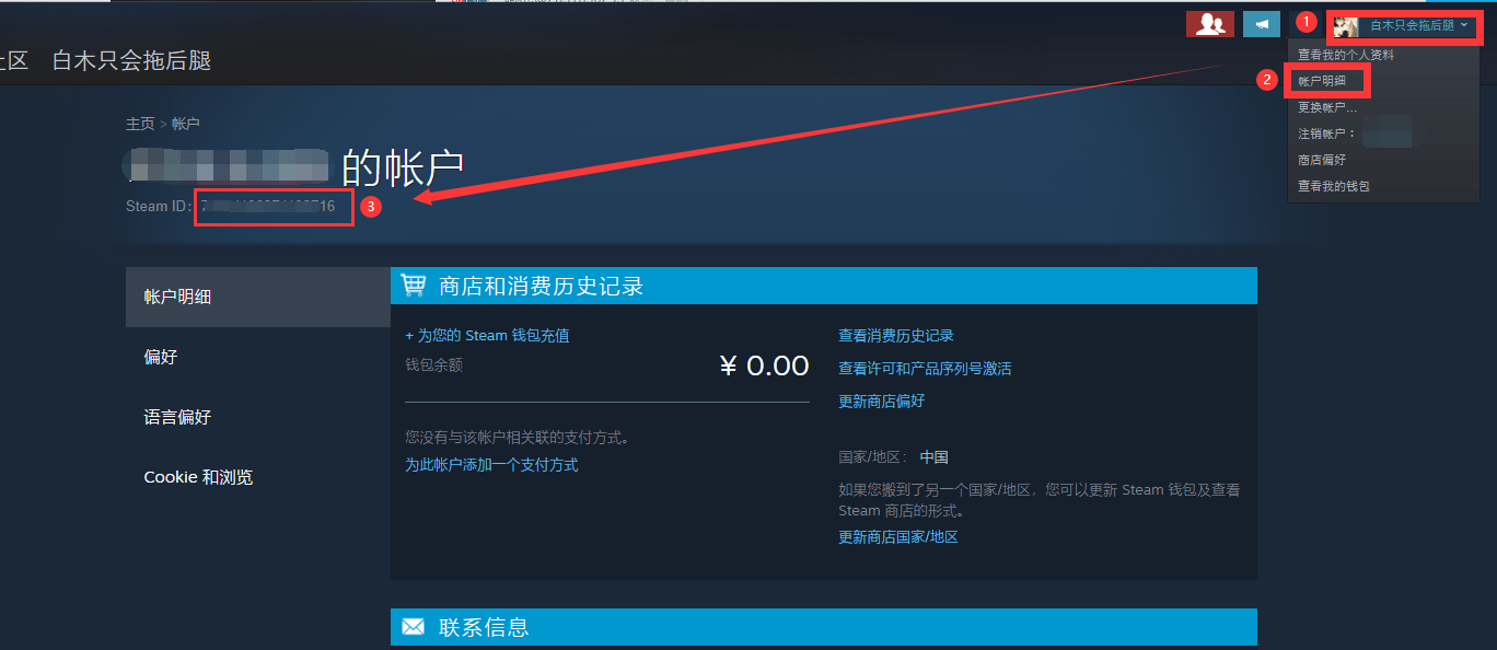 STEAM – ID 查询路径